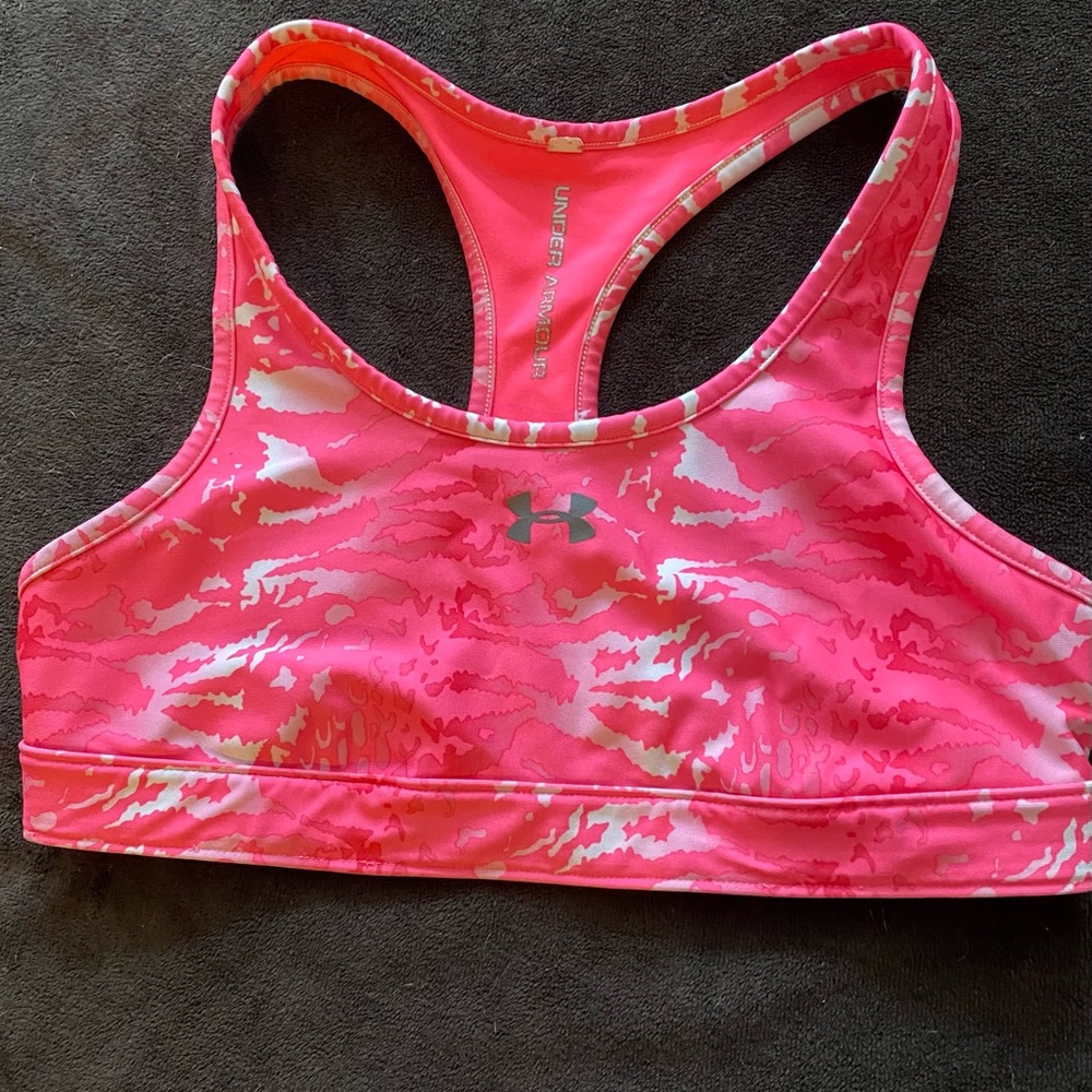Under Armor pink sports bra